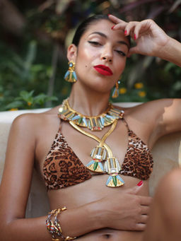 Valliyan - Allure Egyptian Crossover Necklace