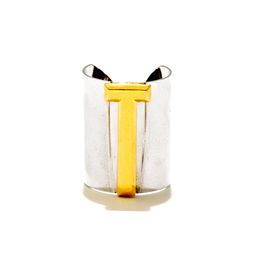 Valliyan - Silver T Letter Ring