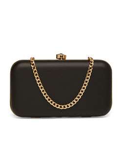 Vdesi - Black Solid Clutch