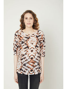 VERO MODA - Pink Printed Regular Fit Tops