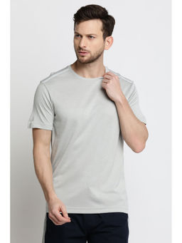Van Heusen Innerwear - Men Swift Dry & Crew Neck T-Shirt - Grey