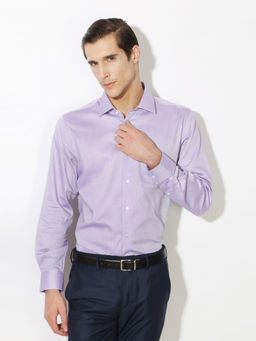 Van Heusen - Purple Solid Shirt