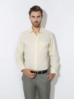 Van Heusen - Yellow Solid Shirt