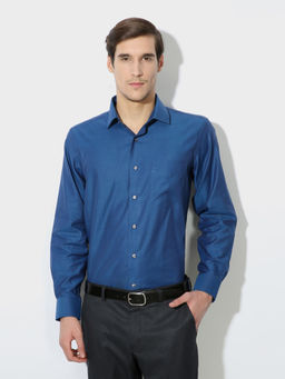 Van Heusen - Blue Solid Shirt