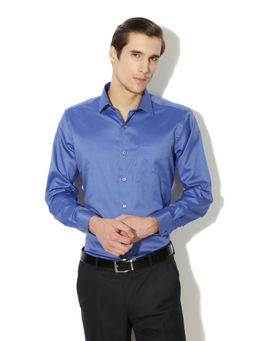 Van Heusen - Blue Solid Shirt