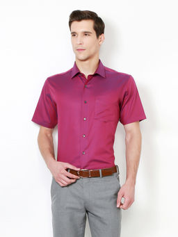 Van Heusen - Red Solid Shirt