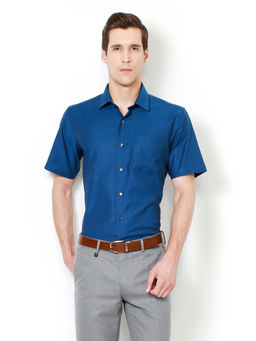 Van Heusen - Teal Solid Shirt