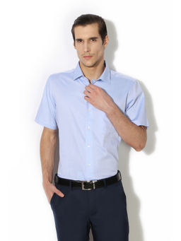 Van Heusen - Blue Solid Shirt