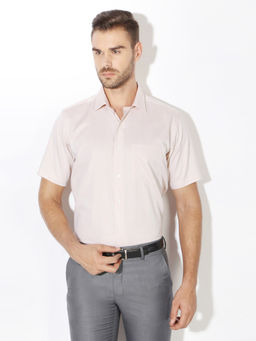 Van Heusen - Beige Solid Shirt