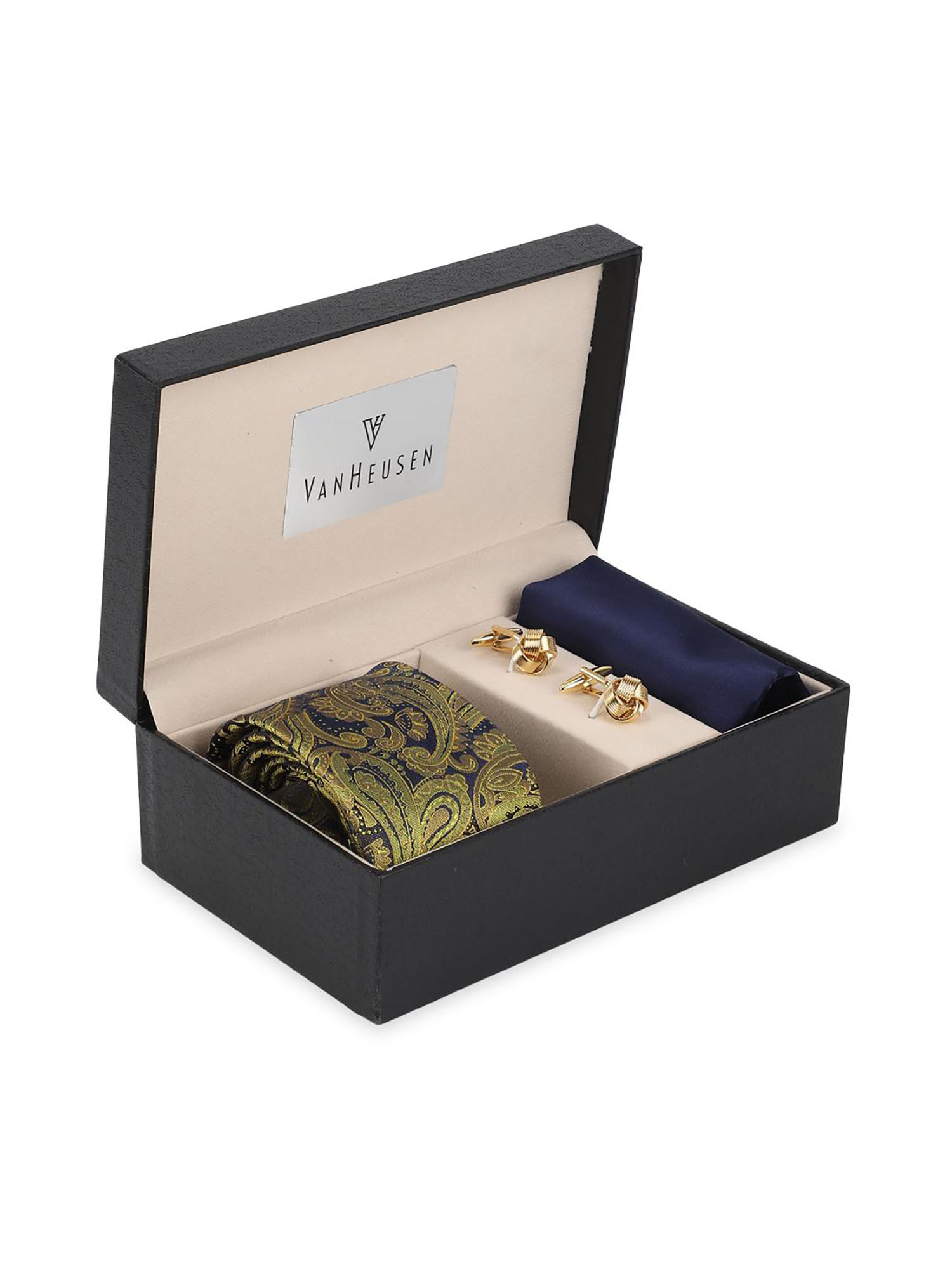 van heusen tie and cufflink set price