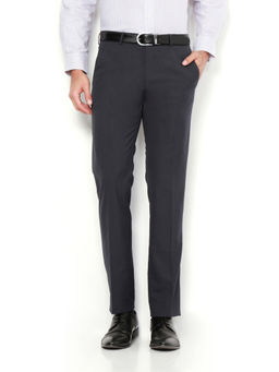 Van Heusen - Grey Solid Trouser