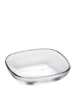 Vidivi - Glass, Fenice Plate 14 x 14 cm, Dishwasher safe, Made in Italy