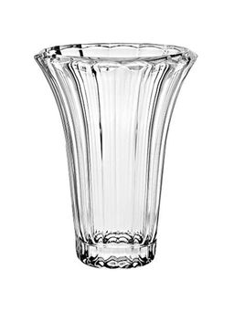 Vidivi - Crystal Clear High Brilliance Glass Dodge Flower Vase Large Made in Italy