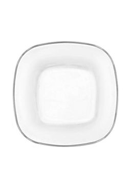 Vidivi - Glass, Fenice Plate 18 x 18 cm, Dishwasher safe, Made in Italy