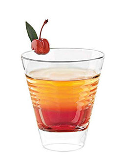 Vidivi - Lead Free Glass, Oasi Tumbler OF, 240 ml, set of 6, Made in Italy