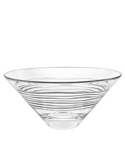 Vidivi - Crystal High Brilliance Lead Free Glass Oasi Serving Salad Bowl Made in Italy