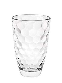 Vidivi - Crystal Clear High Brilliance Glass Honey Flower Vase Small Made in Italy