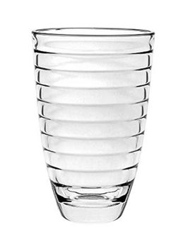 Vidivi - Crystal Clear High Brilliance Glass Baguette Flower Vase Small Made in Italy