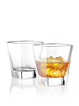 Vidivi - Lead Free Glass, Ducale Tumbler DOF, 330 ml, set of 6, Made in Italy