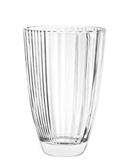 Vidivi - Crystal Clear High Brilliance Glass Diva Flower Vase Large Made in Italy