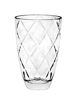 Vidivi - Crystal Clear High Brilliance Glass Concerto Flower Vase Large Made in Italy