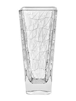 Vidivi - Crystal Clear High Brilliance Glass Dolomiti Flower Vase Large Made in Italy