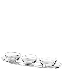Vidivi - Glass, Papaya Set, 41x 11.5 cm, Dishwasher safe, Made in Italy