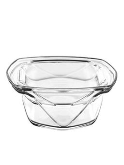 Vidivi - Crystal Clear Set of 2 Small deep Oven Dishes With Cover Made in Italy