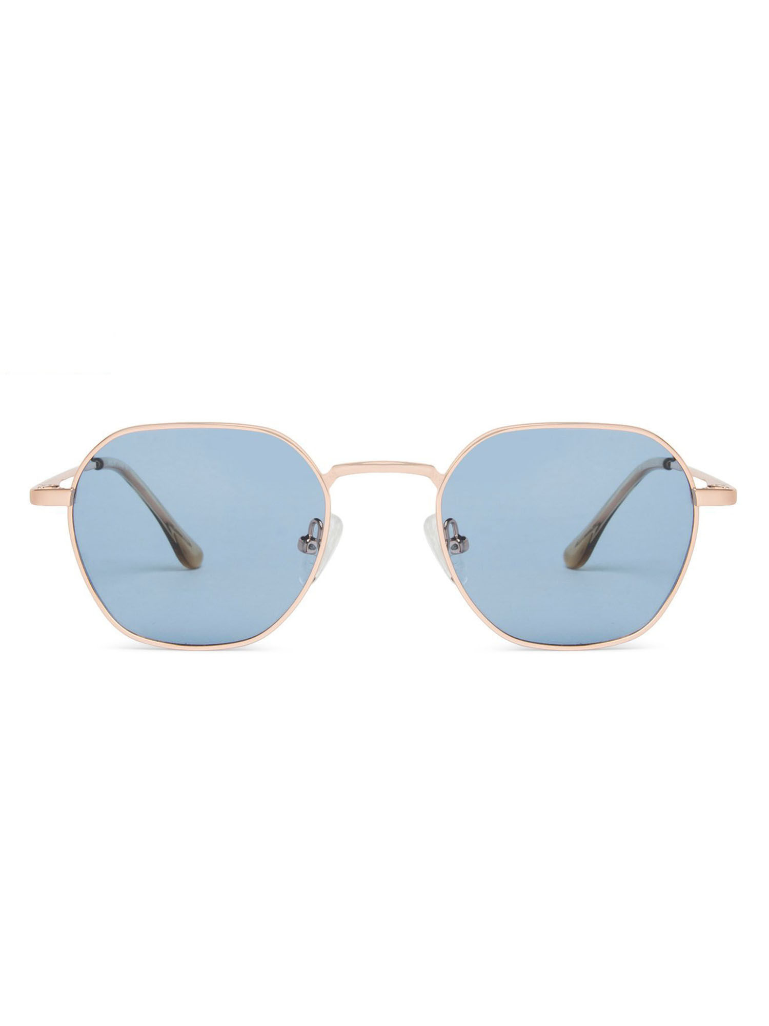 Buy Vincent Chase by Lenskart Blue Hexagonal Sunglasses Polarized