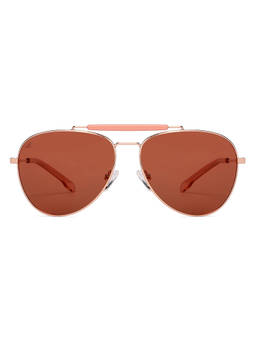 Vincent Chase - by Lenskart Brown Aviator Sunglasses Polarized & UV Protected Men & Women Large -VC S13828