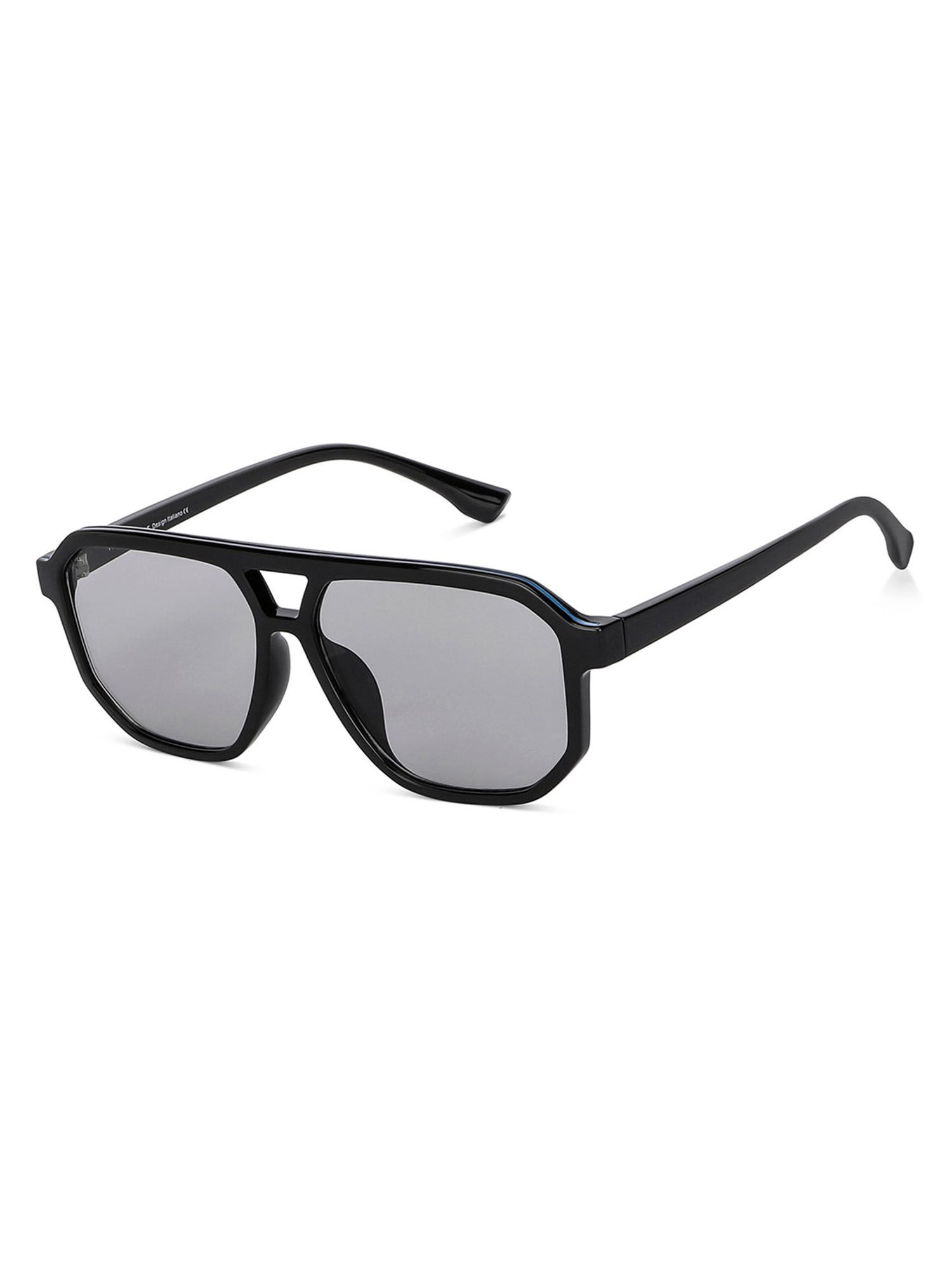 Buy Vincent Chase by Lenskart Light Grey Hexagonal Sunglasses UV