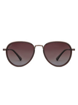 Vincent Chase - by Lenskart Brown Aviator Sunglasses Polarized & UV Protected Men & Women Large -VC S13835