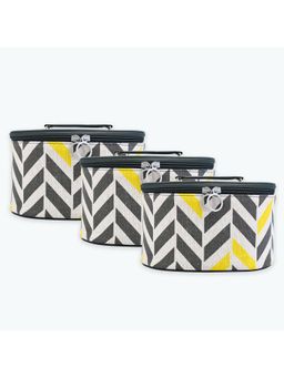 Visual Echoes - Organiser Vanity Kit For Travel Cosmetics Toiletry (Pack of 3)