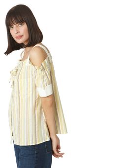 VERO MODA - White Stripes Shirt