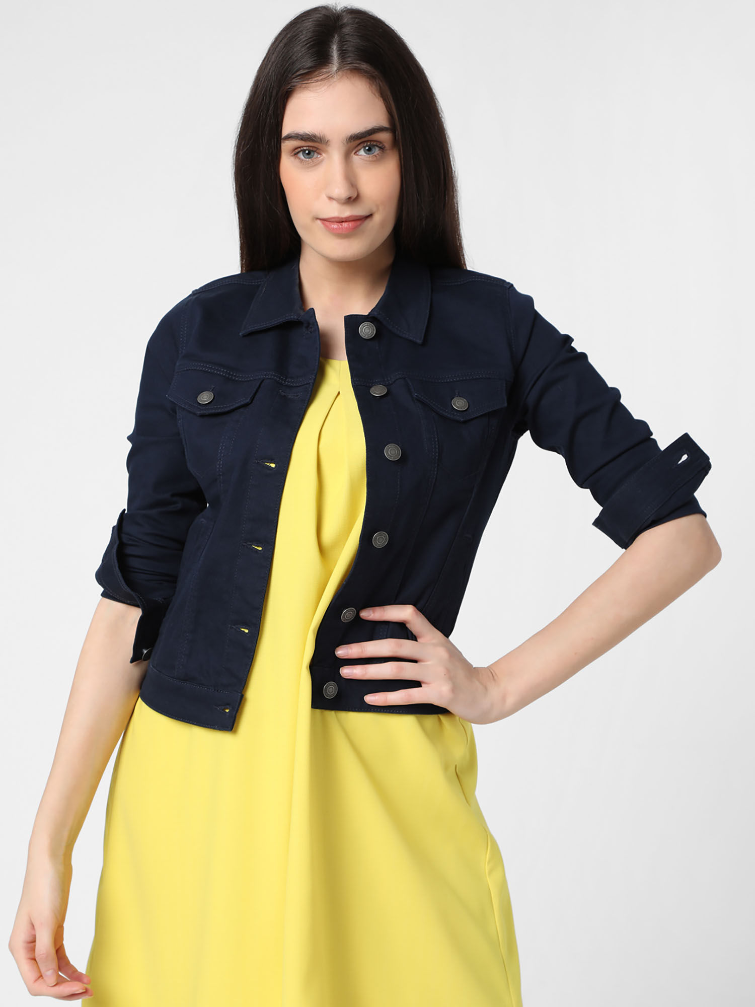 Buy VERO MODA Blue Denim Jacket 
