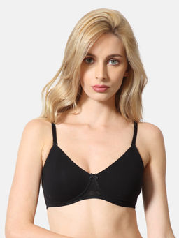 Van Heusen Woman Lingerie and Athleisure - Van Heusen Women Antibacterial & Non Padded Shaper Bra - Black