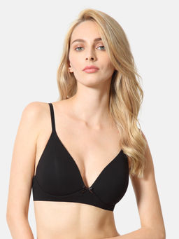 Van Heusen Woman Lingerie and Athleisure - Van Heusen Women Antibacterial & Padded Bra - Black