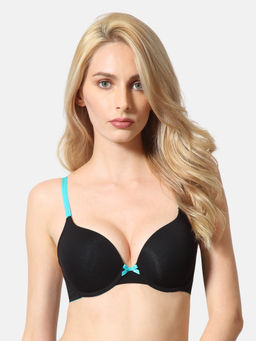 Van Heusen Woman Lingerie and Athleisure - Van Heusen Women Antibacterial & Padded Push-Up Bra - Black