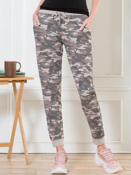 Van Heusen Woman Lingerie and Athleisure - Van Heusen Women Athleisure Flexi Stretch & Functional Pocket Joggers - Light Grey