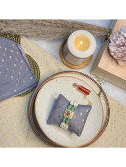 RISHI & VIBHUTI - Multi-Color Pearl Revant Rakhi