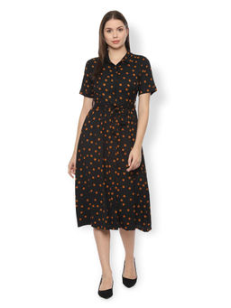 Van Heusen - Polka Dots Black Dress