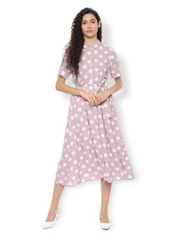 Van Heusen - Polka Dots Lilac Dress
