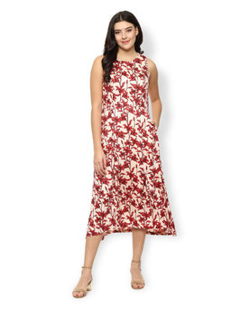Van Heusen - Floral Beige Dress