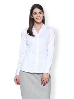 Van Heusen - Solid White Shirt
