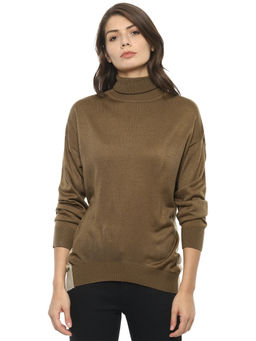 Van Heusen - Brown Long Sleeves Sweater