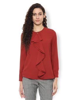 Van Heusen - Solid Red Top