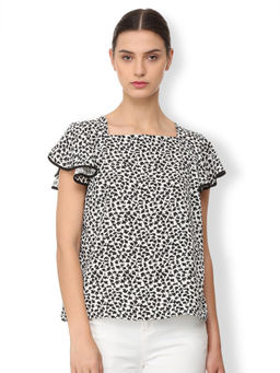 Van Heusen - White Printed Top