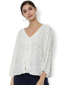 Van Heusen - White Printed Top
