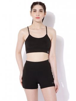 Silvertraq - Crossback Luxe Bralette - Black