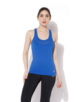 Silvertraq - Women Mesh Tank Top - Blue
